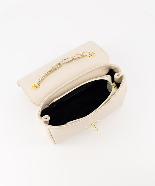 Nina - Classic Grain - Crossbody bags - Beige - D37 - Gold