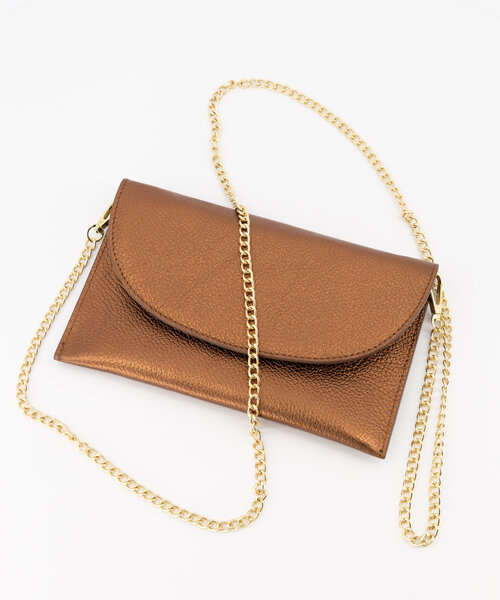 Bisou - Classic Grain - Clutch - Copper - DL714 - Gold