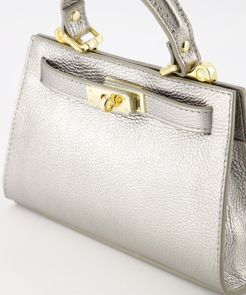 Kylie - Classic Grain - Hand bags - Silver - DL707 - Gold