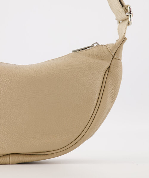 Nika - Classic Grain - Hand bags - Taupe - D05 - Silver