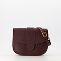 Maan - Classic Grain - Crossbodytassen - Rood - Bordeaux D54 - Bronskleurig