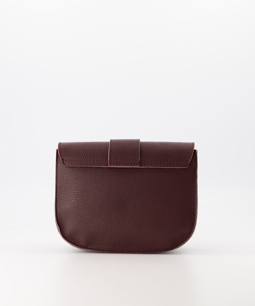 Maan - Classic Grain - Crossbodytassen - Rood - Bordeaux D54 - Bronskleurig