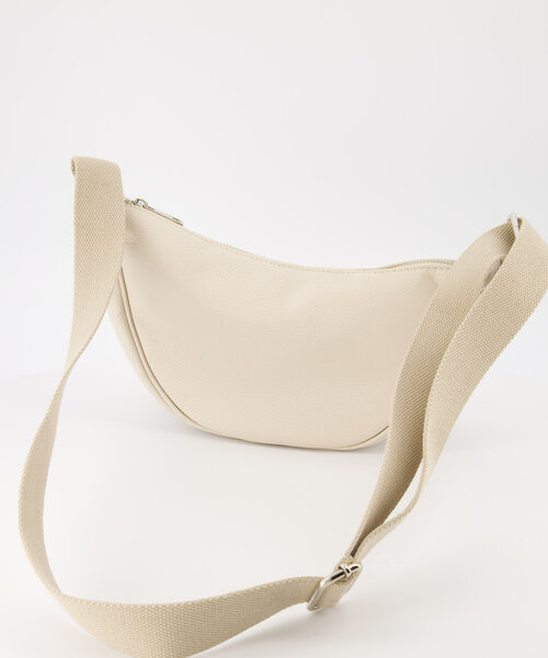 Nika - Classic Grain - Handtassen - Beige - Ecru D37 - Zilverkleurig