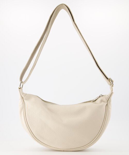 Nika - Classic Grain - Handtassen - Beige - Ecru D37 - Zilverkleurig