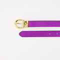 Teatro Amsterdam Meau -  - Belts with buckles - Purple / Gold -  - Gold