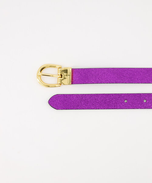 Teatro Amsterdam Meau -  - Belts with buckles - Purple / Gold -  - Gold