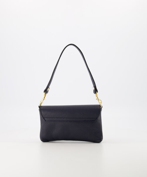 Lara - Classic Grain - Avondtassen - Blauw - Donkerblauw D26 - Goudkleurig