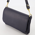 Lara - Classic Grain - Evening bags - Blue - Donkerblauw D26 - Gold