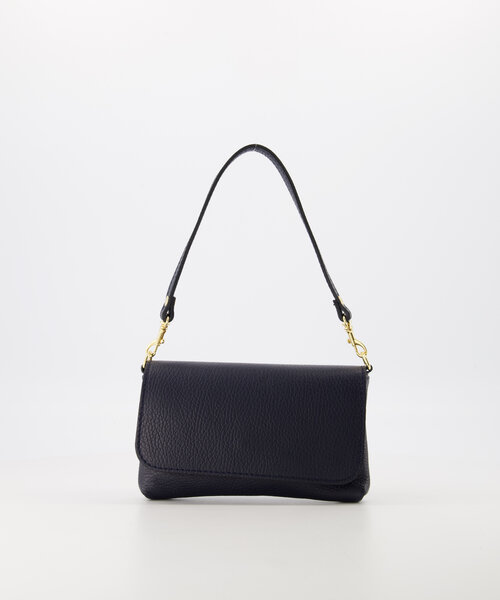 Lara - Classic Grain - Avondtassen - Blauw - Donkerblauw D26 - Goudkleurig
