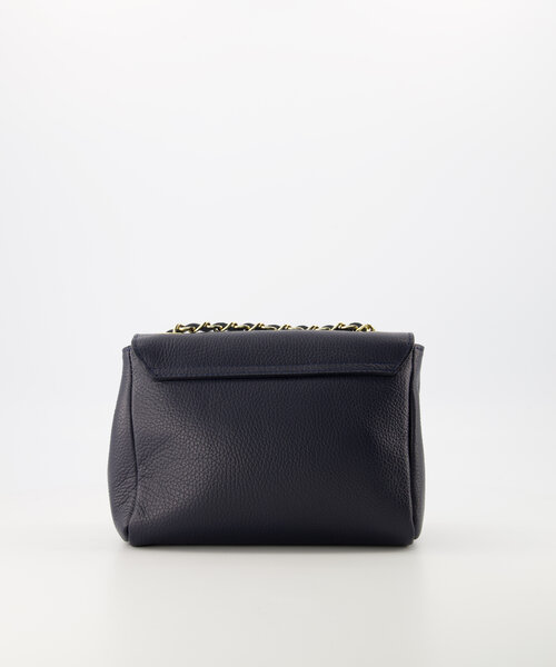 Nina - Classic Grain - Crossbody bags - Silver - Donkerblauw D26 - Gold