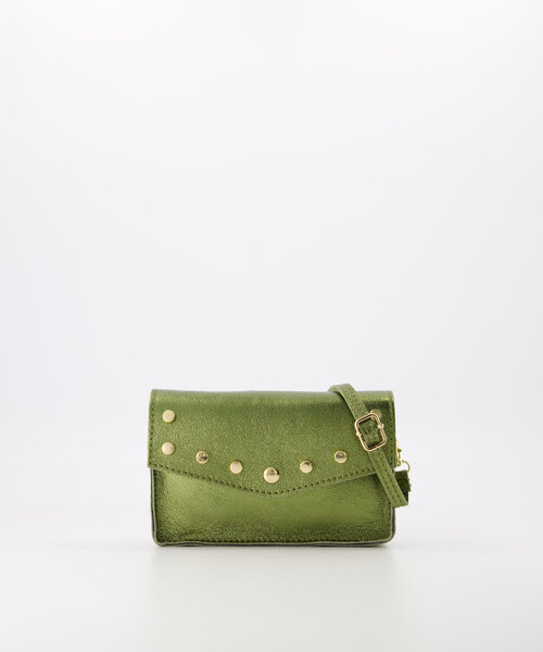 Nieuw Laura - Metallic - Crossbodytassen - Groen - Legergroen L537 - Goudkleurig