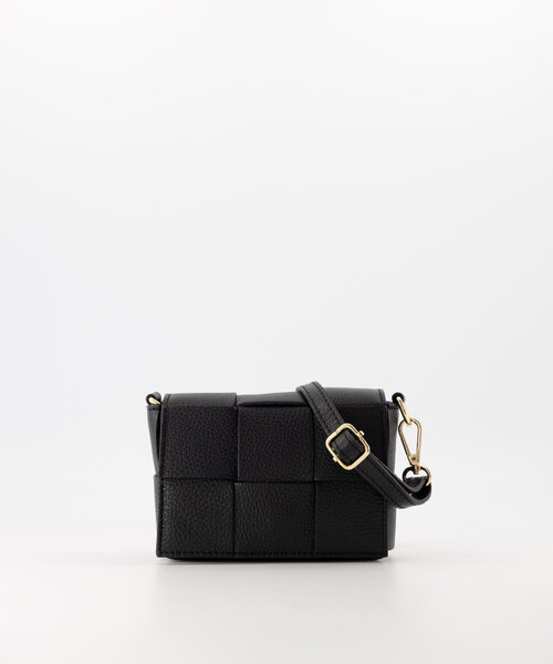 Steef - Classic Grain - Crossbody bags - Black - D28 - Gold