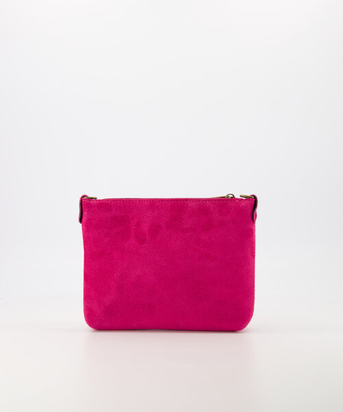 Ariel - Suede - Crossbody bags - Pink - Fuchsia D16 - Bronze