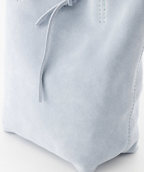 Alice - Suede - Crossbodytassen - Blauw - D47 - Zilverkleurig