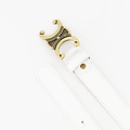 Eline - Classic Grain - Belts with buckles - White - D01 - Gold