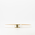 Eline - Classic Grain - Belts with buckles - White - D01 - Gold
