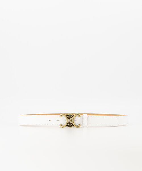 Eline - Classic Grain - Belts with buckles - White - D01 - Gold