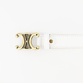 Eline - Classic Grain - Belts with buckles - White - D01 - Gold