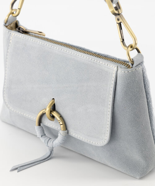 Cosi - Suede - Hand bags - Blue - Lichtblauw D47 - Bronze
