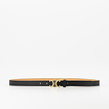 Eline Small - Classic Grain - Belts with buckles - Black - D28 - Gold