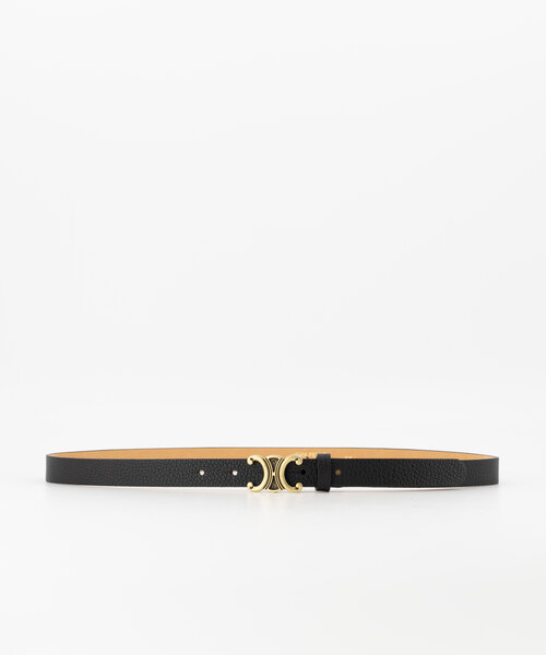 Eline Small - Classic Grain - Belts with buckles - Black - D28 - Gold