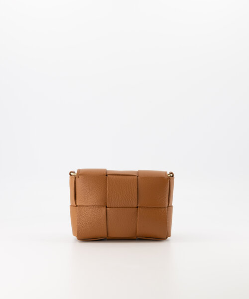 Steef - Classic Grain - Crossbodytassen - Bruin - Cognac D109 - Goudkleurig