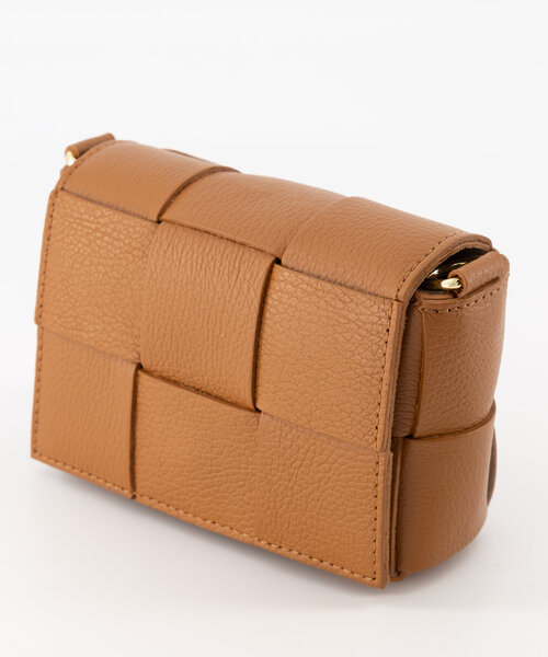 Steef - Classic Grain - Crossbodytassen - Bruin - Cognac D109 - Goudkleurig