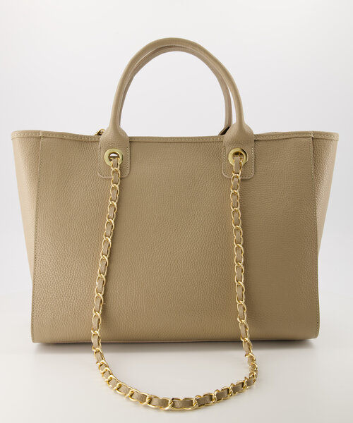 Fiona - Classic Grain - Hand bags - Taupe - D05 - Gold