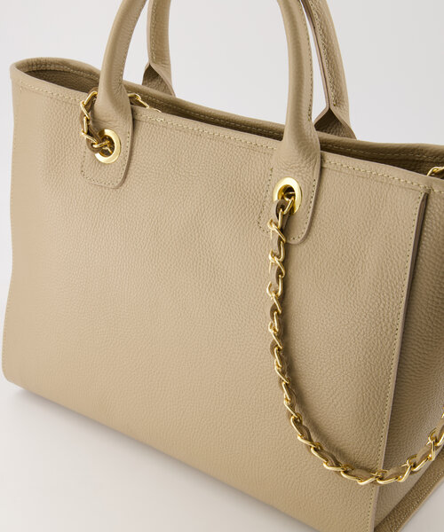 Fiona - Classic Grain - Hand bags - Taupe - D05 - Gold