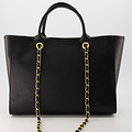 Fiona - Classic Grain - Hand bags - Black - D28 - Gold