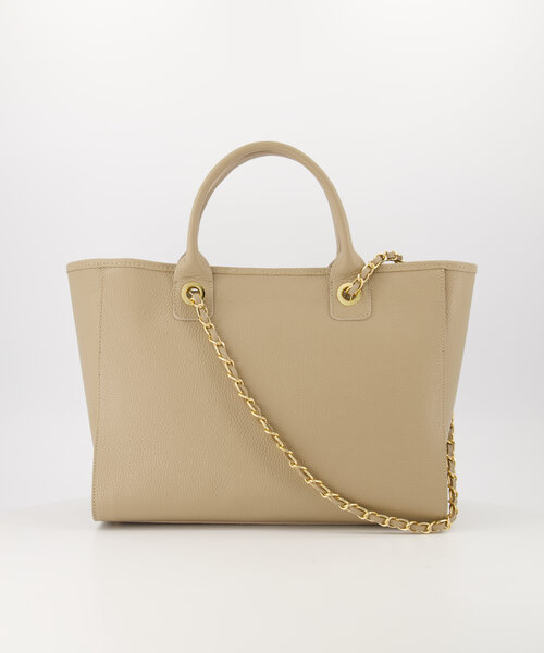 Fiona - Classic Grain - Hand bags - Taupe - D05 - Gold