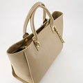 Fiona - Classic Grain - Hand bags - Taupe - D05 - Gold