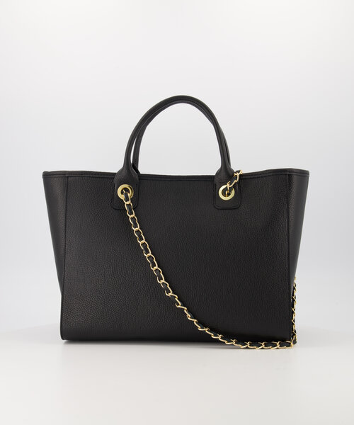 Fiona - Classic Grain - Hand bags - Black - D28 - Gold