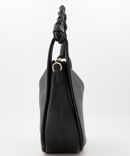 Rachel - Classic Grain - Shoulder bags - Black - D28 - Gold