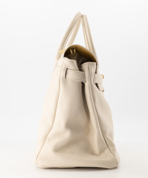 Birdie Large - Classic Grain - Hand bags - Beige - Ecru D37 - Gold
