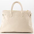 Birdie Large - Classic Grain - Hand bags - Beige - Ecru D37 - Gold