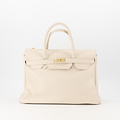 Birdie Large - Classic Grain - Hand bags - Beige - Ecru D37 - Gold