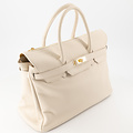 Birdie Large - Classic Grain - Hand bags - Beige - Ecru D37 - Gold