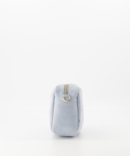 Irene - Suede - Crossbody bags - Blue - Lichtblauw D47 - Gold