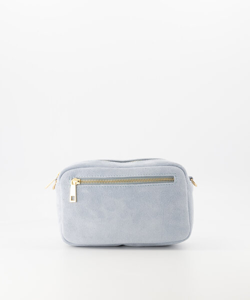 Irene - Suede - Crossbody bags - Blue - Lichtblauw D47 - Gold