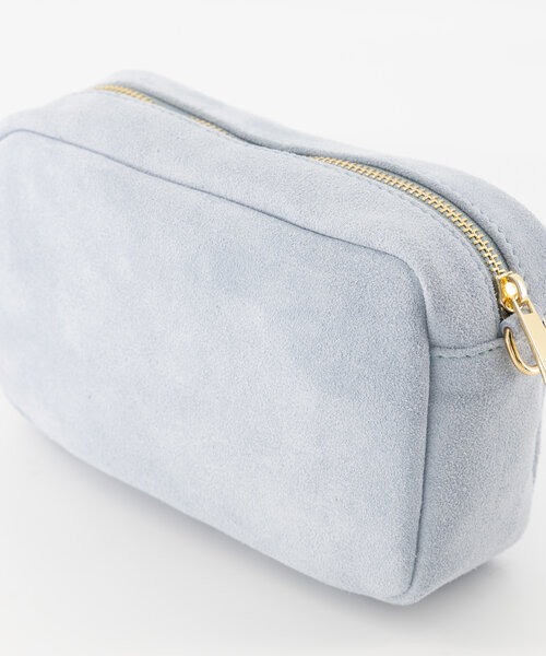 Irene - Suede - Crossbody bags - Blue - Lichtblauw D47 - Gold