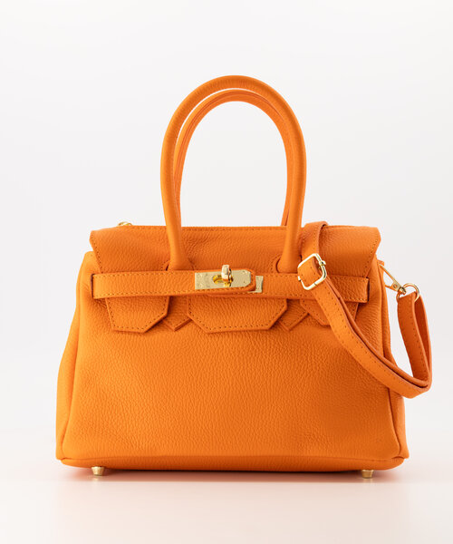 Birdie Small - Bags - Classic Grain - Orange D29