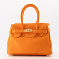 Birdie Small - Bags - Classic Grain - Orange D29