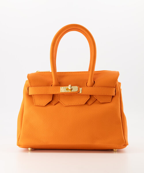 Birdie Small - Bags - Classic Grain - Orange D29