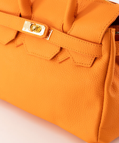 Birdie Small - Bags - Classic Grain - Orange D29