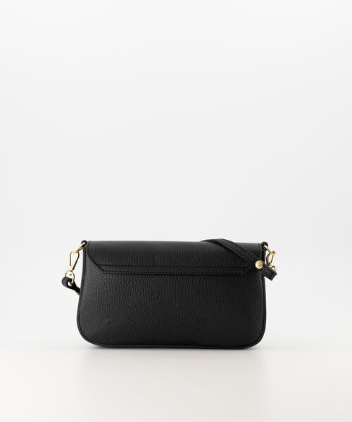 Brandy - Classic Grain - Handtassen - Zwart - D28 - Goudkleurig