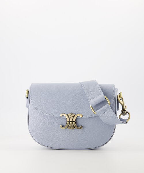 Favi - Classic Grain - Crossbody bags - Blue - Lichtblauw D292 - Bronze