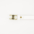 Eline Small - Classic Grain - Belts with buckles - White - D01 - Gold