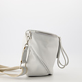 Romsa - Classic Grain - Crossbodytassen - Grijs - T4104 - HALF - Zilverkleurig