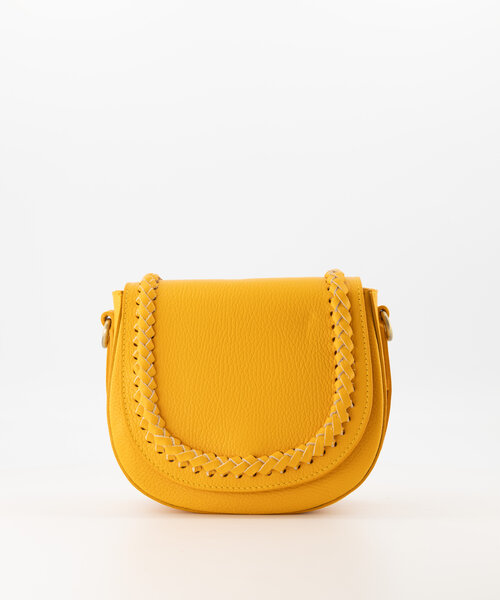 Chelsea - Classic Grain - Crossbodytassen - Geel - T1045 - Bronskleurig